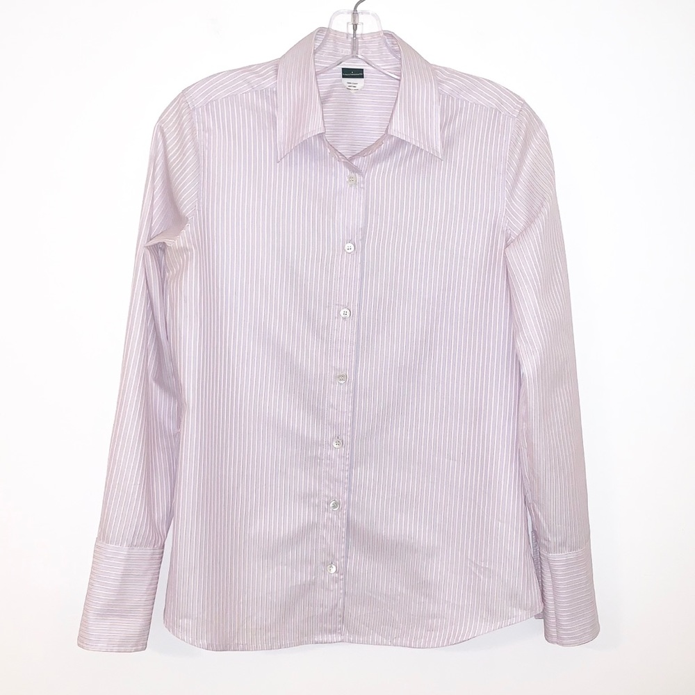 J. Crew Laura Femme Fit Blouse in Pinstripe